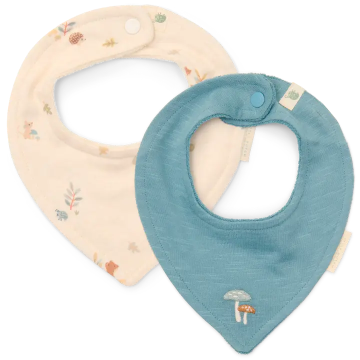 Little Dutch vauvan kuolaliinat 2 kpl sininen/beige