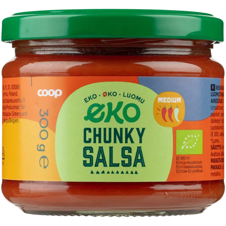 Coop Eko chunky salsakastike medium luomu 300 g