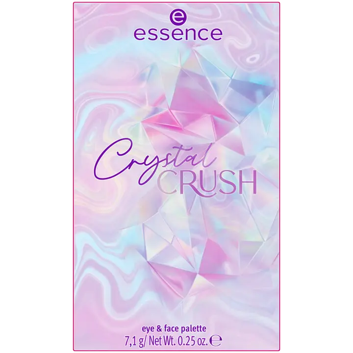 essence CRYSTAL CRUSH eye & face palette 01 Quartz Crush 7.1 g