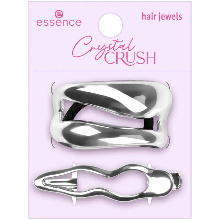 essence CRYSTAL CRUSH hair jewels 01 Moonstone Magic 2 st