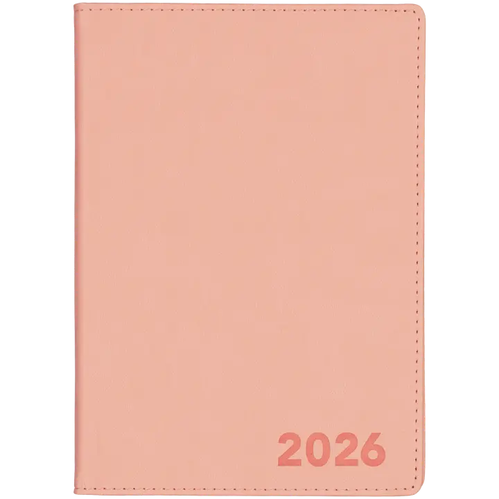 Vuosikalenteri TS Classic A5 2026 persikka