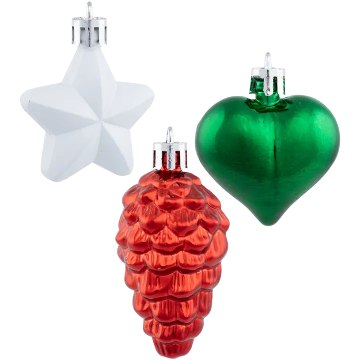 Kuusenkoristelajitelma 12 kpl joulu