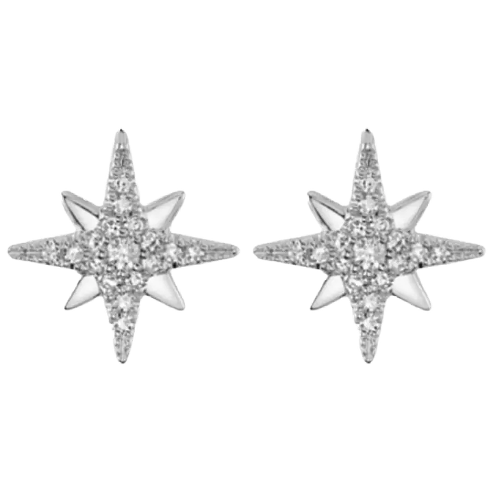 SNÖ of Sweden Stellaris korvakorut hopea/kirkas