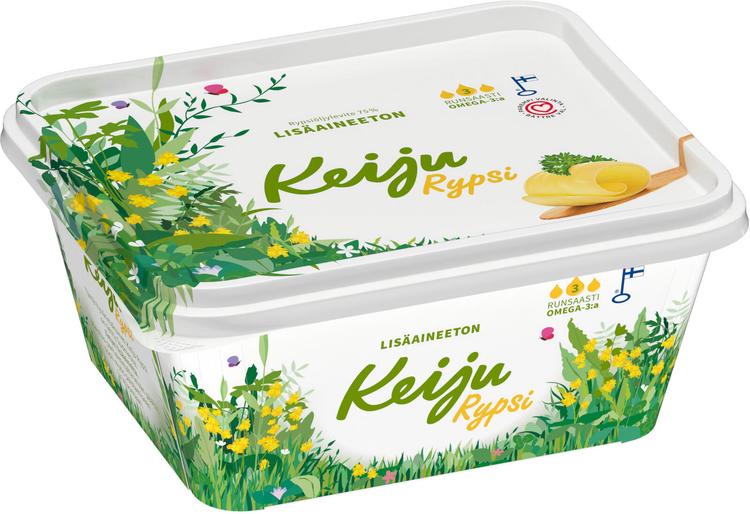 Keiju Rypsi rypsiöljy-kasvirasvalevite 75 % 600 g