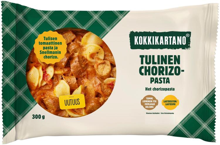 Kokkikartano Tulinen chorizopasta 300g