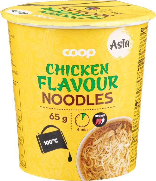 Coop Asia kananmakuinen kuppinuudeli 65 g