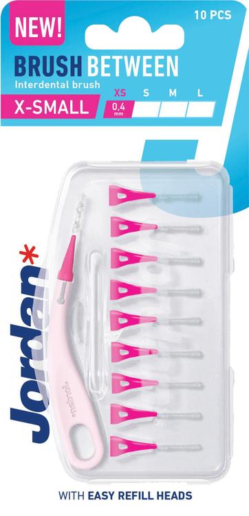 Jordan Brush Between XS 0,4mm Interdental Brush hammasväliharja 10kpl