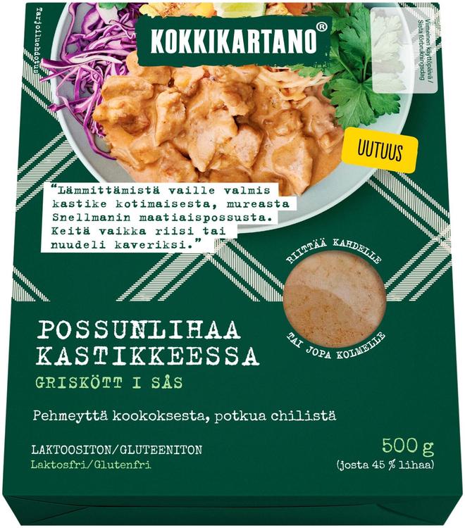 Kokkikartano Possunlihaa kastikkeessa 500g