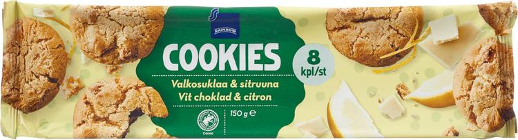 Rainbow Cookies valkosuklaa ja sitruuna 150 g