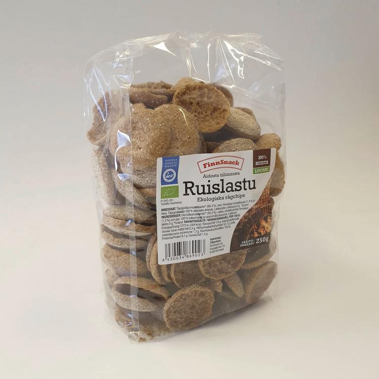 FinnSnack Ruislastu luomu 250g