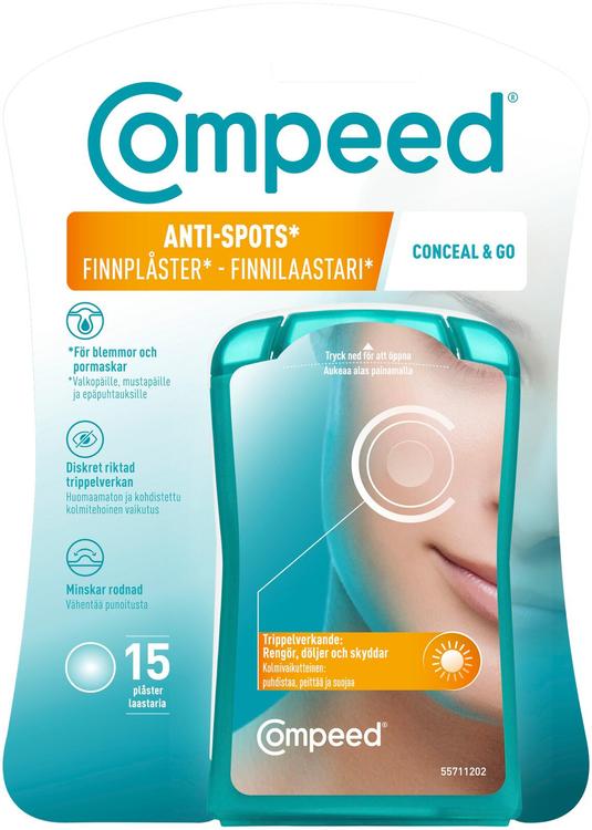 Compeed Conceal & Go Finnilaastari 15 Kpl