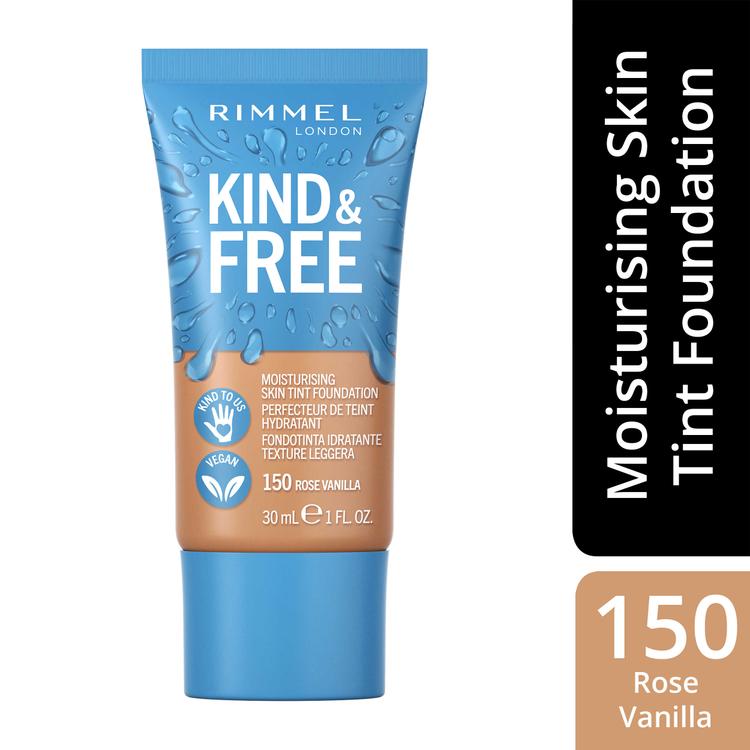 Rimmel Kind & Free Skin Tint Foundation 30 ml, 150 Rose Vanilla meikkivoide