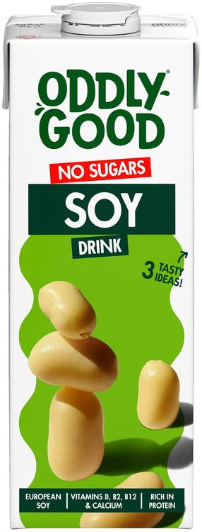 Oddlygood® soijajuoma 1 l no sugars UHT