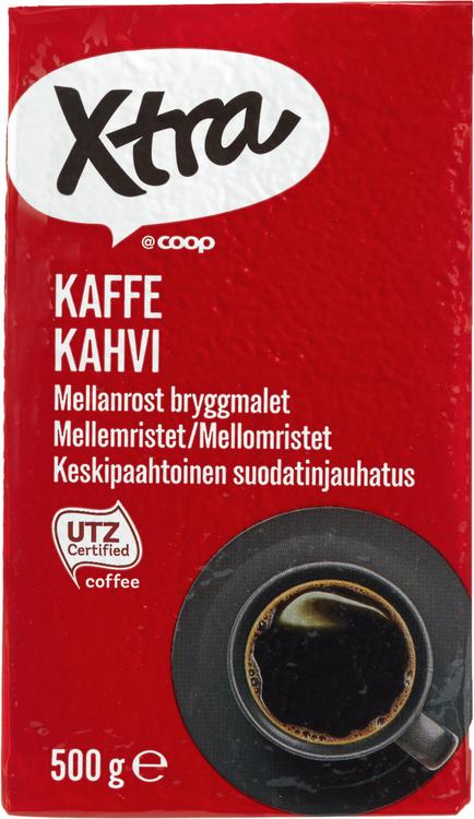 Xtra suodatinkahvi keskipaahtoinen 500 g