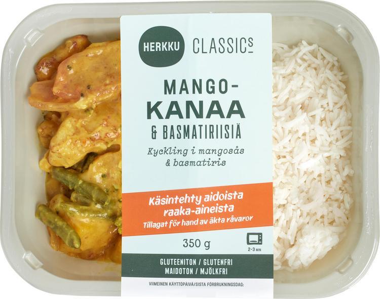 Herkku Classics Mangokanaa & basmatiriisiä 350g