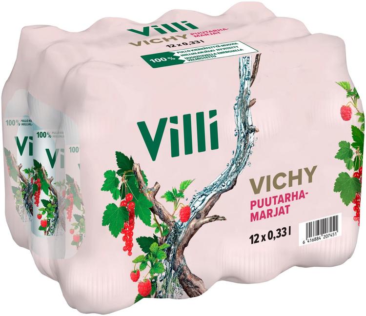 12 x Villi Vichy Puutarhamarjat 0,33 l