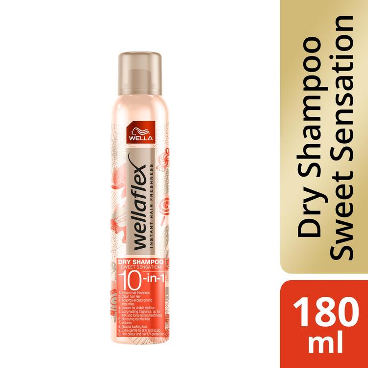 Wella Wellaflex Dry Shampoo 10-in-1 Sweet Sensation kuivashampoo 180 ml