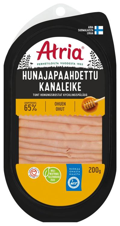 Atria Ohuen Ohut Hunajapaahdettu Kanaleike 200g