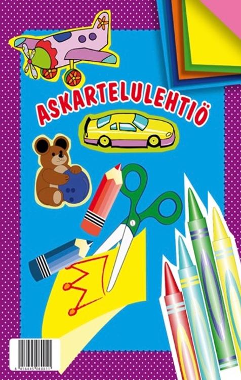 Askartelulehtiö A4 20 arkkia eri värejä