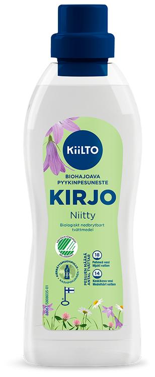 Kiilto Kirjo biohajoava pyykinpesuneste Niitty 720 ml