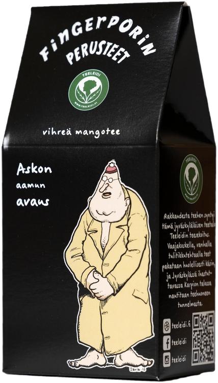 Teeleidin Fingerporin perusteet; Askon aamun avaus vihreä tee mangolla 60g