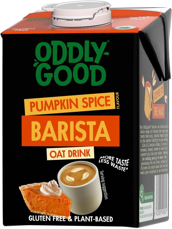 Oddlygood® Barista kaurajuoma pumpkin spice 0,5 l UHT gluteeniton