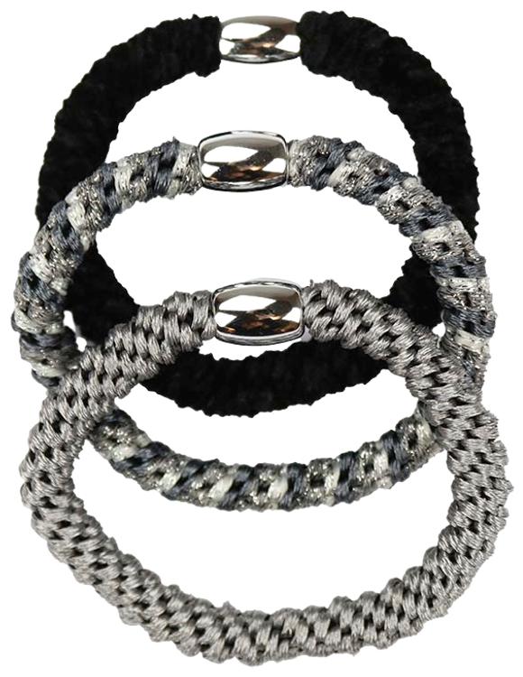 Accessories with Style Hiuslenkki musta mix 3kpl