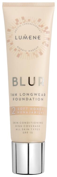 Lumene Blur Pitkäkestoinen meikkivoide SK 15 2 Hunajapilvi 30ml