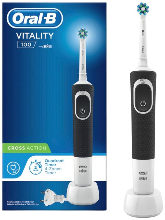 Oral-B Vitality 100 Black Cross Action sähköhammasharja