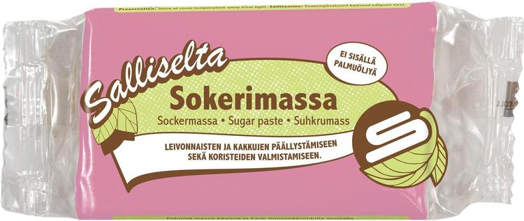 Salliselta Sokerimassa Roosa 250g