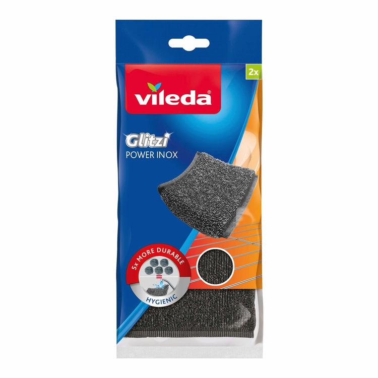 Vileda Glitzi Power Inox teräshankaussieni 2 kpl