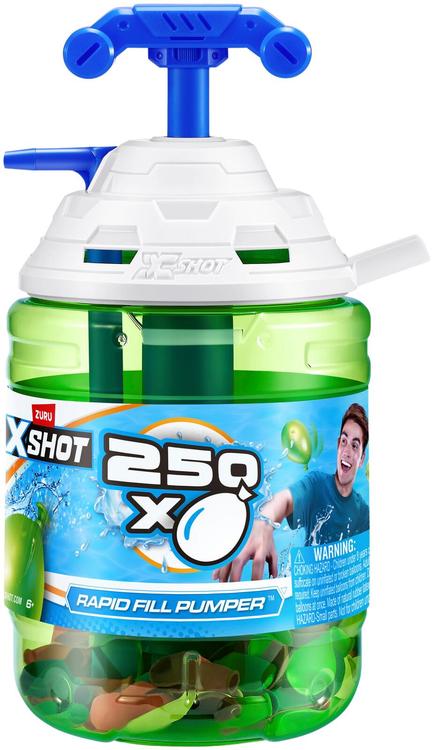 X-Shot vesi-ilmapallopumppu ja 250 vesi-ilmapalloa