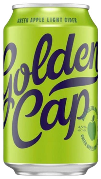 Golden Cap Green Apple Light omenasiideri 4,5 % can 0,33 L