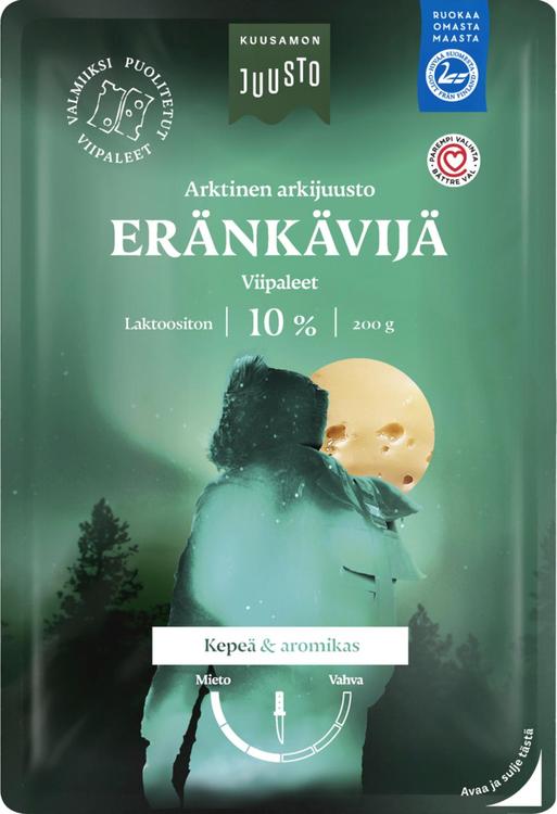 Kuusamon Juusto Eränkävijä 10% juustoviipale 200 g