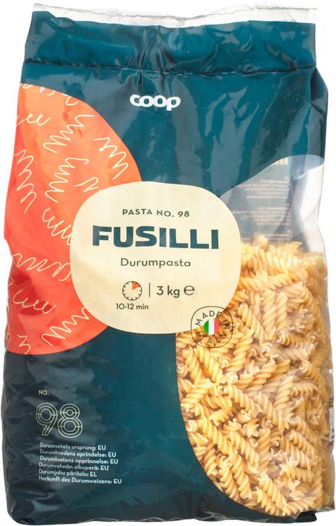 Coop Fusilli pasta 3 kg