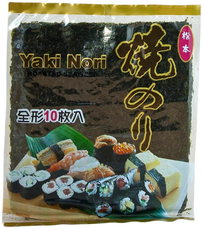 Yaki Nori sushi merevetikad 10tk