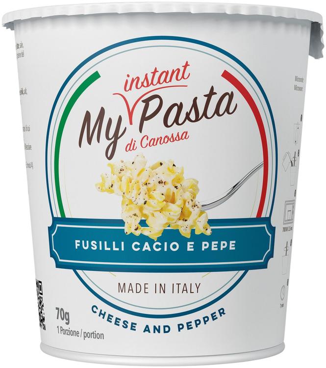 My Instant Pasta-ateria juusto ja mustapippuri