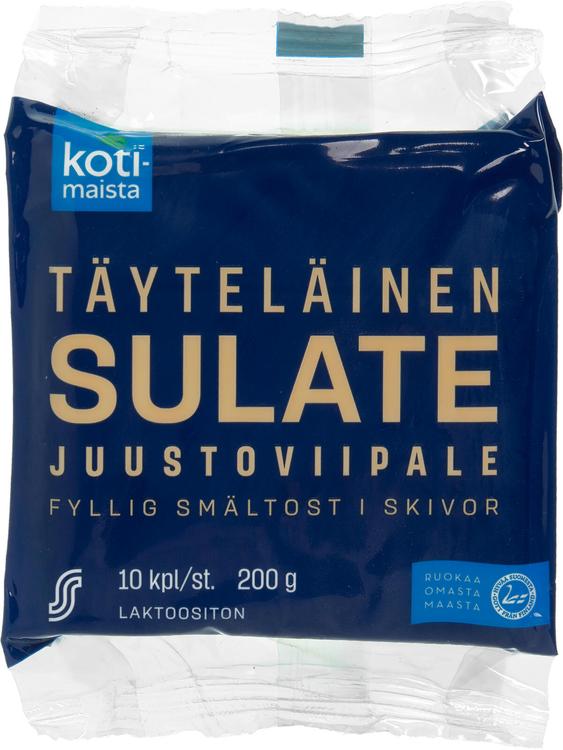 Kotimaista Täyteläinen sulatejuustoviipale 200 g