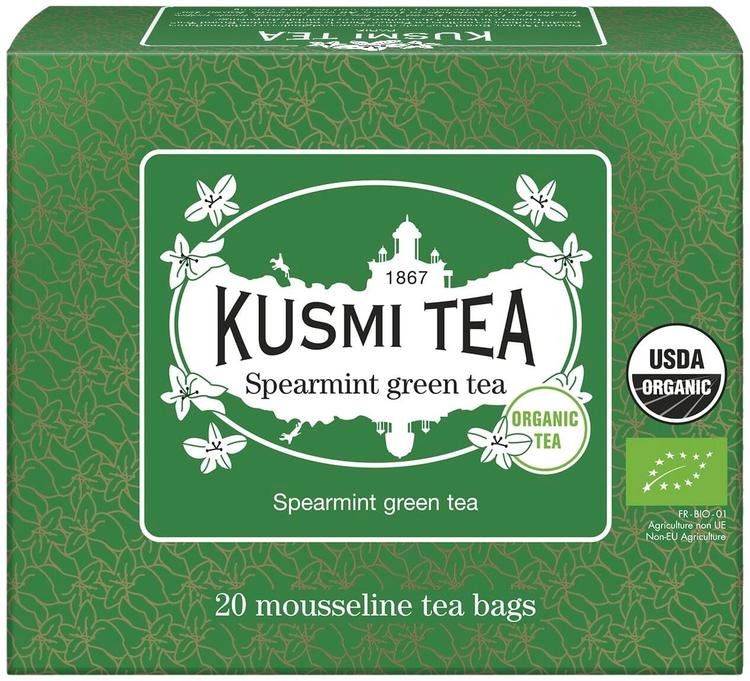 Kusmi Organic Spearmint green tea 20x2g