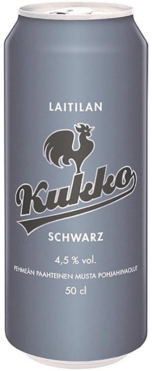 Laitilan Kukko Schwarz 4,5% 0,5L olut