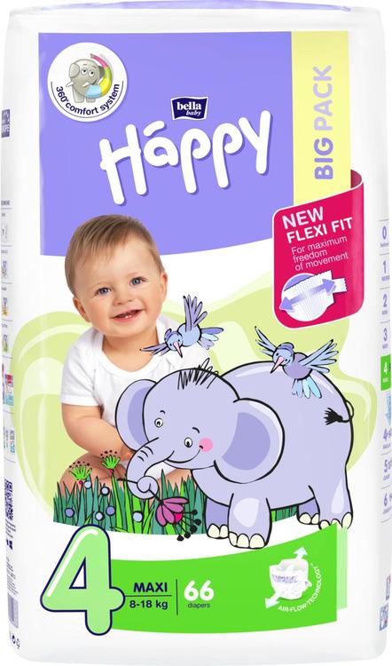 Happy maxi big pack teippivaippa 8-18kg