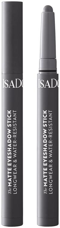 Isadora The Matte Eyeshadow Stick Longwear & Water-Resistant luomiväripuikko 64 Smoky Grey 1,2 g