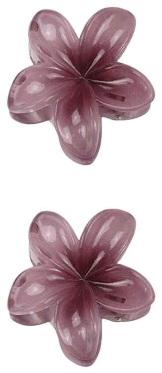 Accessories with Style Hiussolki kukka 4,5cm roosa 2kpl