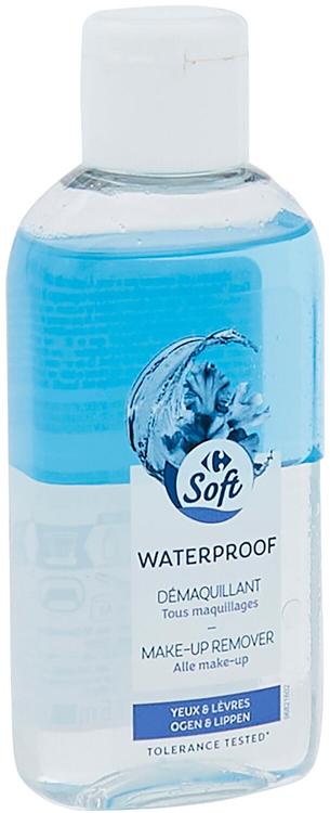 Carrefour Soft waterproof eye makeup remover silmämeikin poistoaine75ml