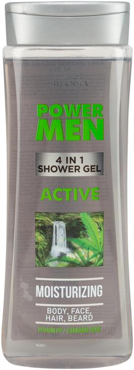 Power Men 4 in 1 suihkugeeli active 300ml