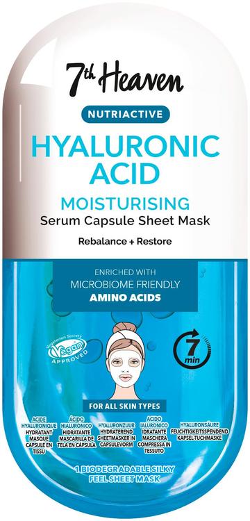 7th Heaven Hyaluronic Acid kankainen kasvonaamio 1kpl