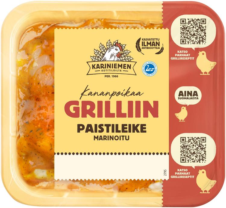 Kariniemen Kananpojan paistileike marinoitu 700 g