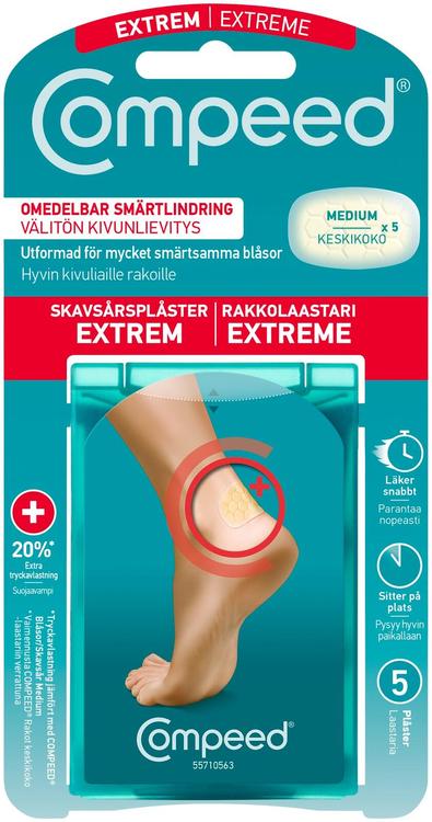 Compeed Extreme rakkolaastari medium 5kpl