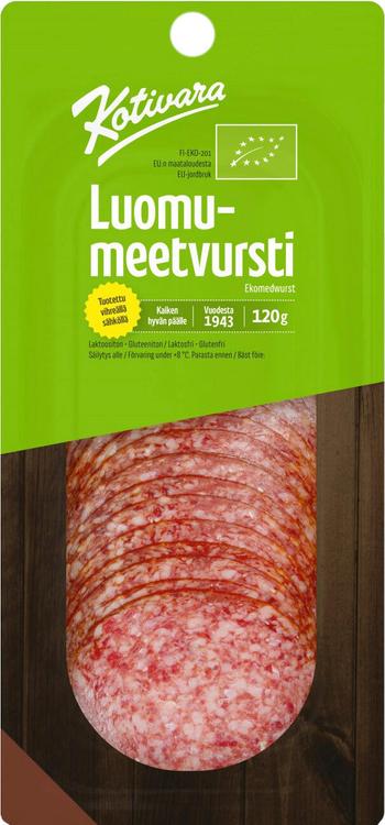 Kotivara Luomumeetvursti 120 g