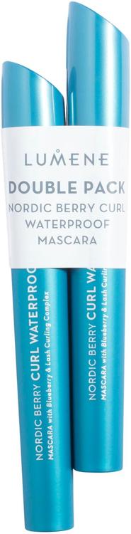 Lumene Nordic Berry Curl Mascara Waterproof tuplapakkaus